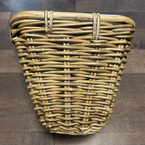 Nantucket wooden bike basket - Picture 2 of 9